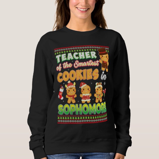 Sudadera Profesor De Las Galletas Más Inteligentes En Sopho (Anverso)