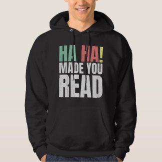 Sudadera Profesor de lectura divertido