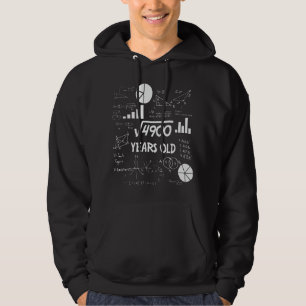 Sudadera Profesor de matemáticas de cumpleaños número 70 añ