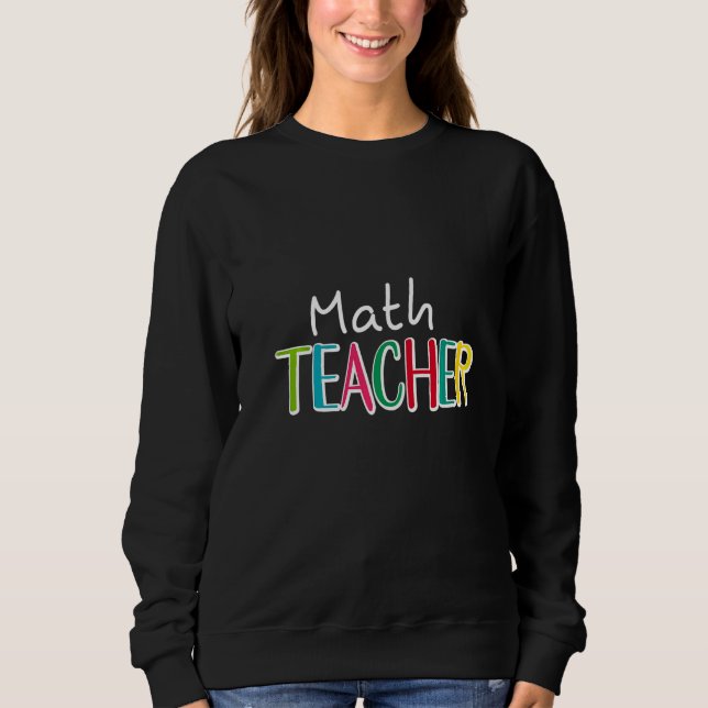 Sudadera Profesor de Matemáticas Matemático Álgebra Cálculo (Anverso)