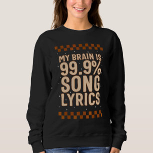 Sudadera Profesor de Música Cottagecore Mi Cerebro Es 99 9