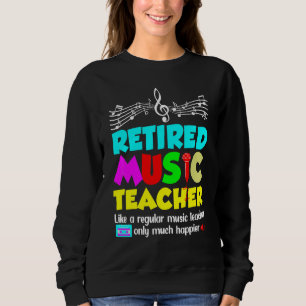 Sudadera Profesor de Música Jubilado Jubilación Como Regula