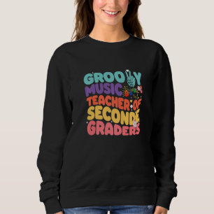 Sudadera Profesor de música retro vintage de los 60 y 70 gr