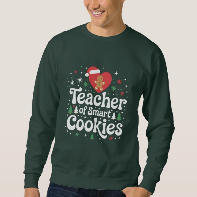Sudadera Profesor de Navidad de Galletas Inteligentes (Anverso)