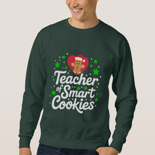 Sudadera Profesor de Navidad de Galletas Inteligentes Vida  (Anverso)