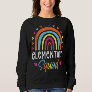 Sudadera Profesor de primaria Boho Rainbow Team Elemental S