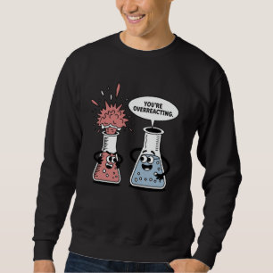 Sudadera Profesor de química divertido laboratorio de cienc