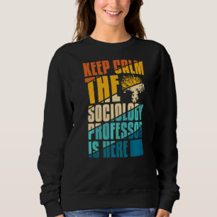 Sudadera Profesor de Sociología Enseñanza Principal Cita al
