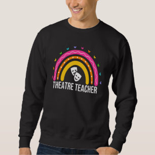 Sudadera Profesor de teatro para mujeres Rainbow Musical Th