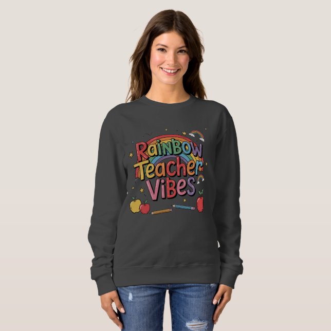 Sudadera Profesor del arco iris (Anverso completo)