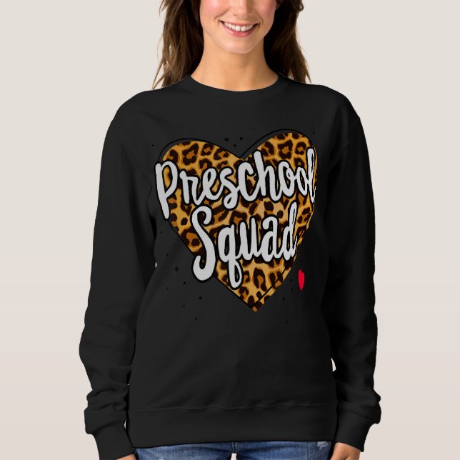 Sudadera Profesor del Escuadrón de Preescolar Leopard de vu (Anverso)