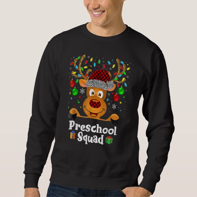 Sudadera Profesor del escuadrón de preescolar sombrero de r (Anverso)