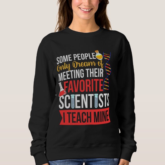 Sudadera Profesor Enseño Biología A Mis Científicos Favorit (Anverso)