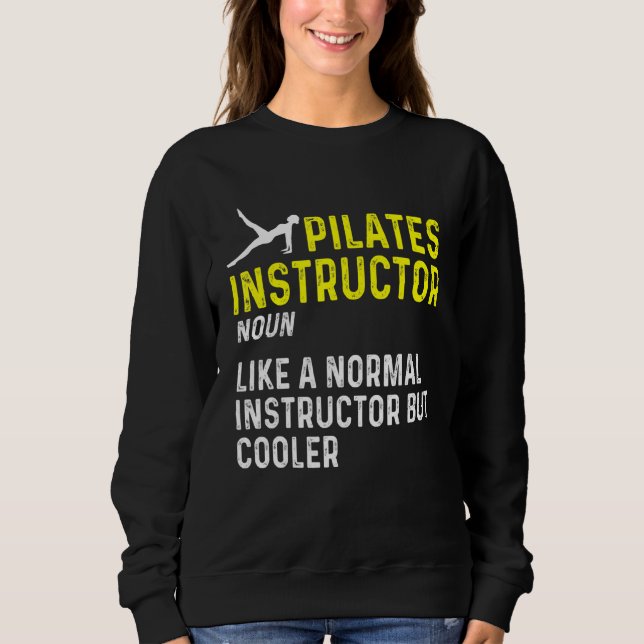 Sudadera Profesor instructor de Pilates 27 (Anverso)