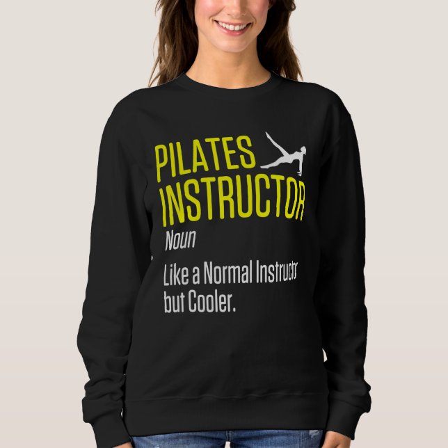 Sudadera Profesor instructor de Pilates 33 (Anverso)