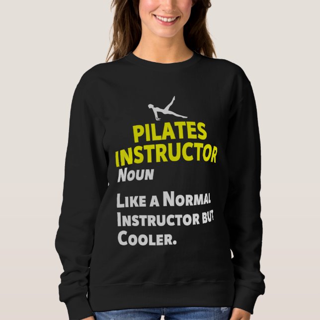 Sudadera Profesor instructor de Pilates 42 (Anverso)