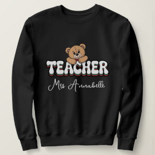 Sudadera Profesor personalizado diseño estilo Retro