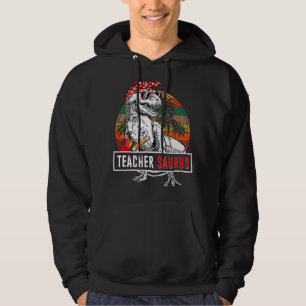 Sudadera Profesor Saurus Funy 100 Días De Dinosaurio Escola