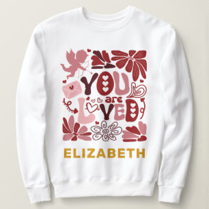 Sudadera Profesor Valentine Heart Pencil Personalizado Grac