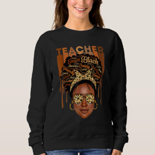 Sudadera Profesora afroamericana de amor afroamericana