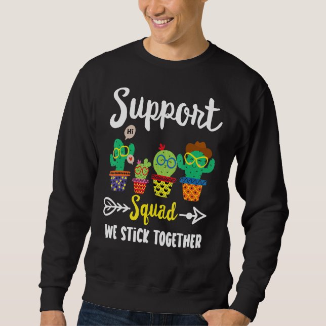 Sudadera Profesora de Apoyo al Equipo de Cactus de Squad Sc (Anverso)