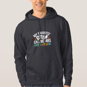 Sudadera Profesora de Arte Favorito de la gente me llama Ca