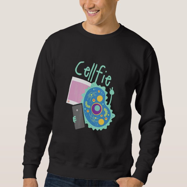 Sudadera Profesora de Biología de Cell Fie I Science (Anverso)
