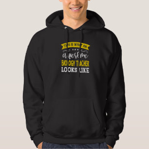 Sudadera Profesora de Biología Título Empleado de Biología