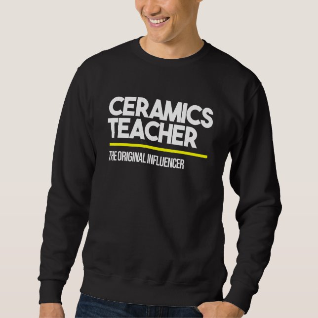 Sudadera Profesora de Cerámica Influencia Original Alta S (Anverso)