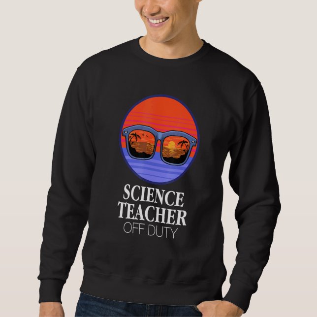 Sudadera Profesora de Ciencia de Duty Summer Sungafas de so (Anverso)