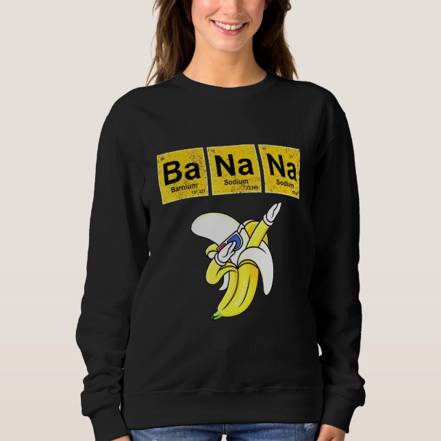 Sudadera Profesora de Ciencia de Química Elemental de Banan (Anverso)