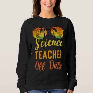 Sudadera Profesora de Ciencia Sin Trabajo De Trabajo De Ver