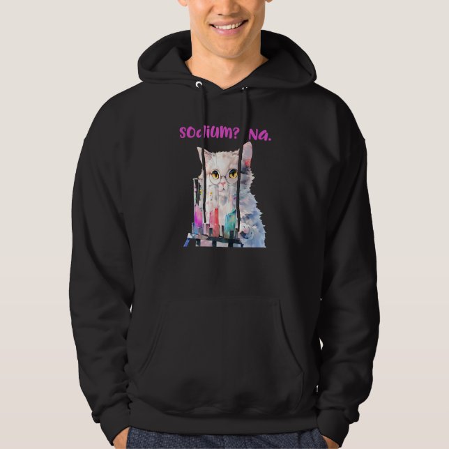 Sudadera Profesora de ciencias Na de Sodio nerd médicos de  (Anverso)