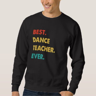 Sudadera Profesora de danza profesora de profesión retro me