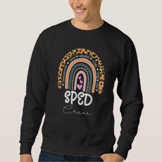 Sudadera Profesora de Educación Especial Leopard Crew Espec
