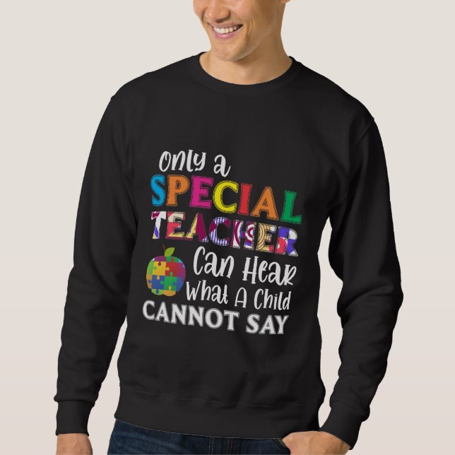 Sudadera Profesora de Educación Especial Niños Conscientes (Anverso)