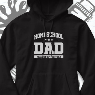 Sudadera Profesora de escuela primaria en casa papá