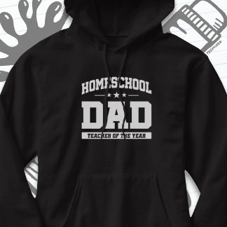 Sudadera Profesora de escuela primaria en casa papá