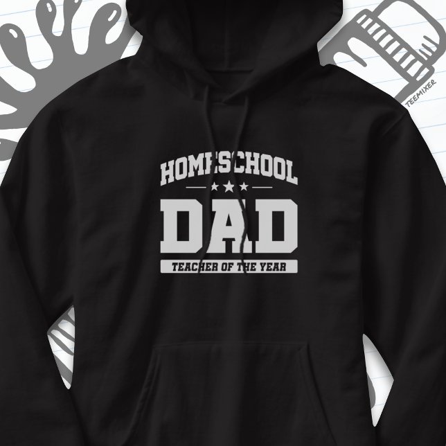 Sudadera Profesora de escuela primaria en casa papá (Subido por el creador)