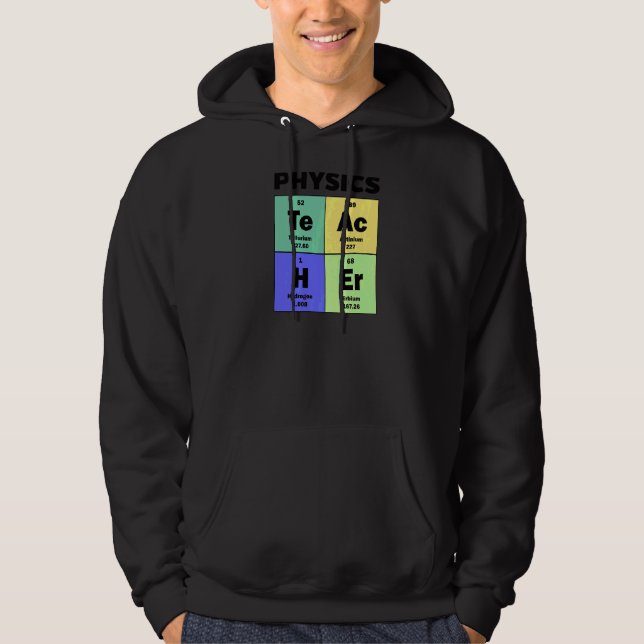 Sudadera Profesora de Física de Tabla Periódica (Anverso)