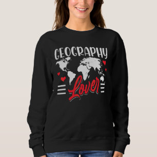 Sudadera Profesora de Geografía Estudiante de Geografía Geo