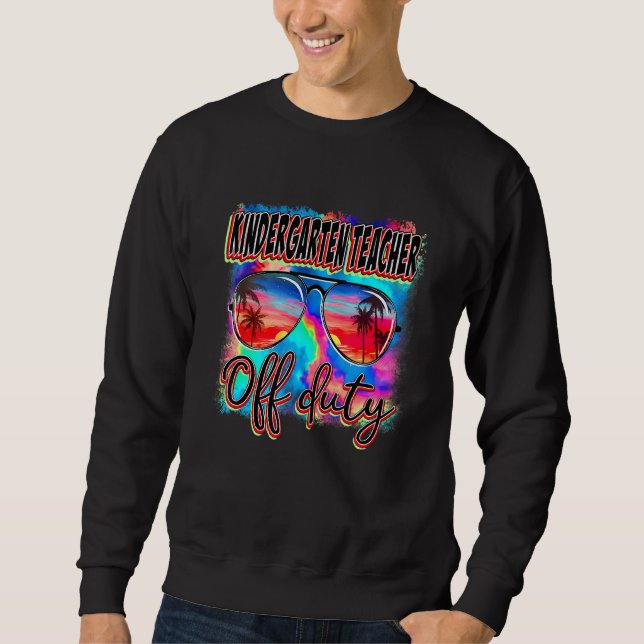 Sudadera Profesora de guardería de Duty Sungafas Beach Sun (Anverso)