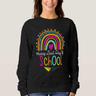Sudadera Profesora de guardería Rainbow en el último día de