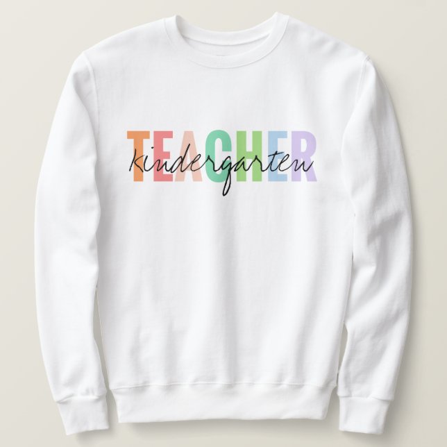 Sudadera Profesora de guardería Unisex (Anverso del diseño)