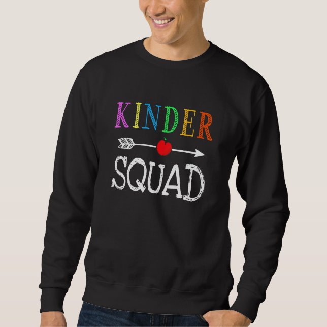Sudadera Profesora de Jardines de Infancia Escuadrón de Niñ (Anverso)