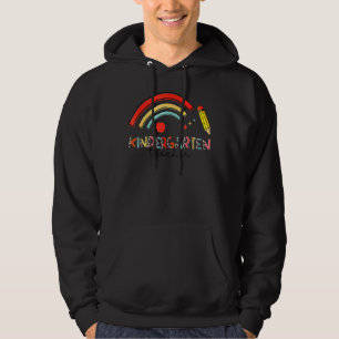Sudadera Profesora de kindergarten Leopard Rainbow Kinder T