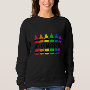 Sudadera Profesora de literatura escolar Crayon Cray Ceach