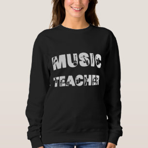Sudadera Profesora de Música Instrumentos Musicales Hombres