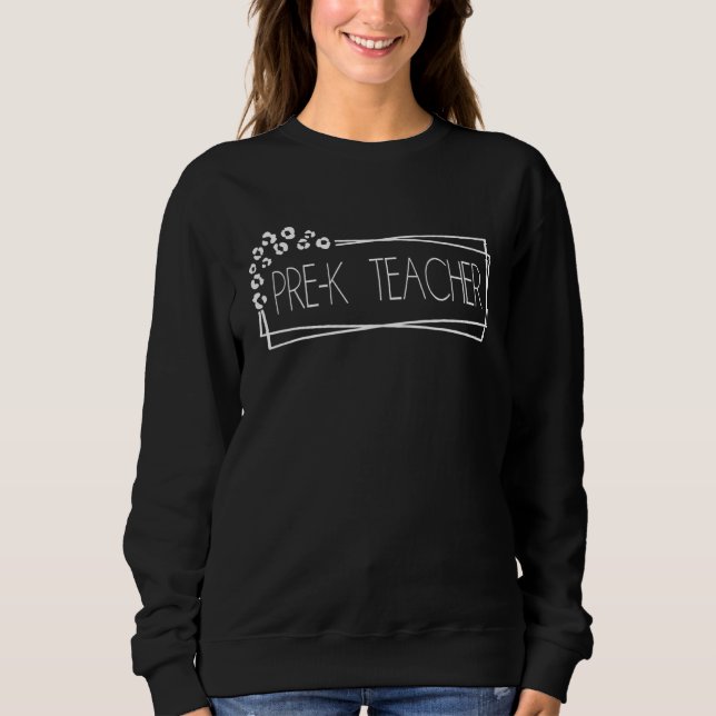Sudadera Profesora de Pre K (Anverso)