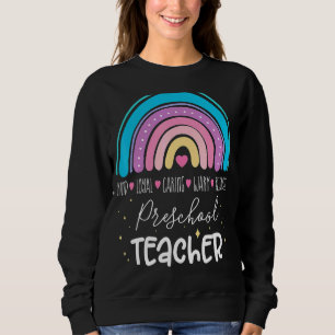 Sudadera Profesora De Preescolar De Vuelta A La Guardería E